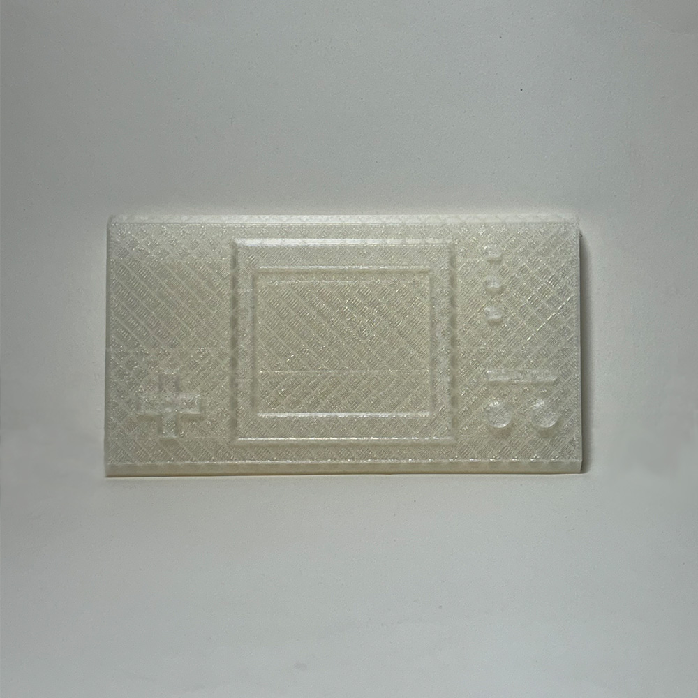 Front of printed model.